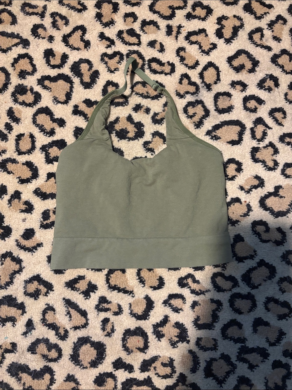 Halter sports bra